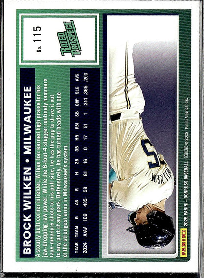 2025 Donruss #115 Brock Wilken