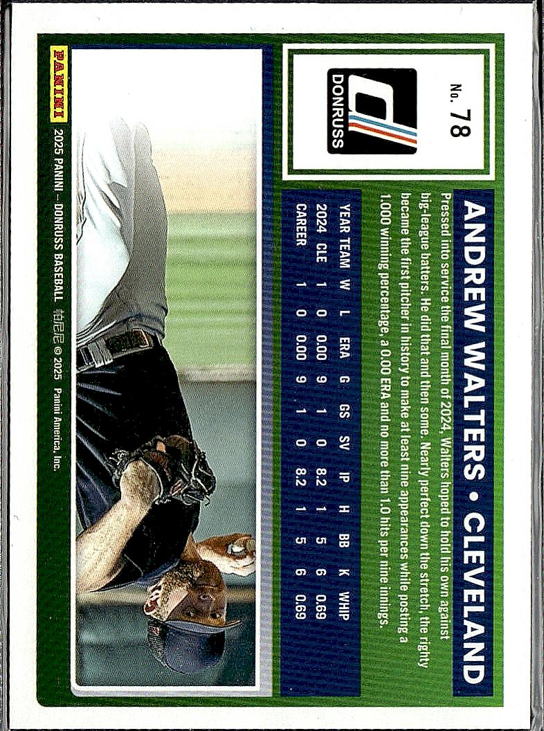 2025 Donruss #78 Andrew Walters