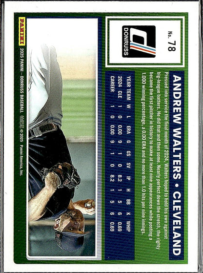 2025 Donruss #78 Andrew Walters