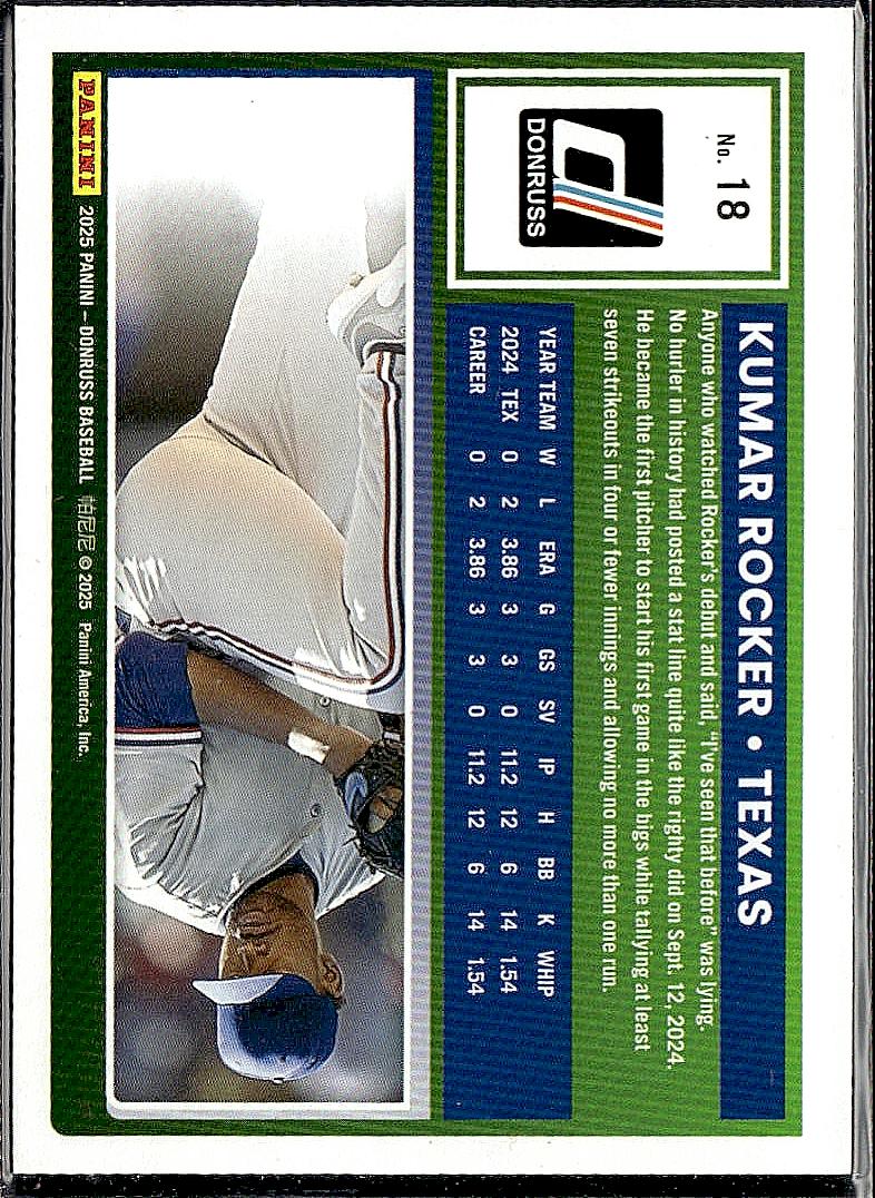 2025 Donruss #18 Kumar Rocker