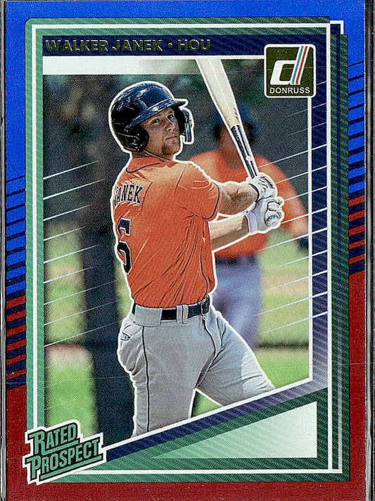 2025 Donruss #176 Walker Janek Red and Blue
