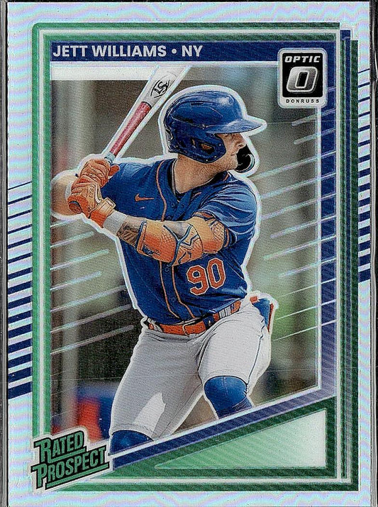 2025 Donruss #167 Jett Williams Optic Holo