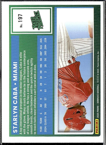 2025 Donruss #197 Starlyn Caba Optic