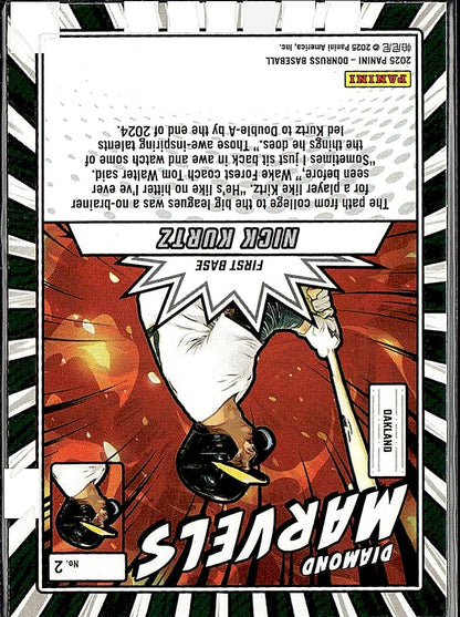 2025 Donruss #2 Nick Kurtz Diamond Marvels