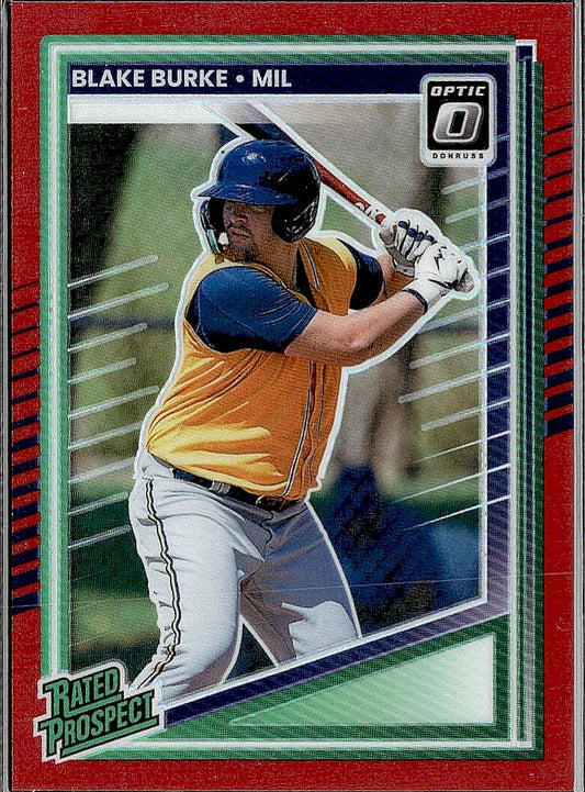 2025 Donruss #179 Blake Burke Optic Red #/99