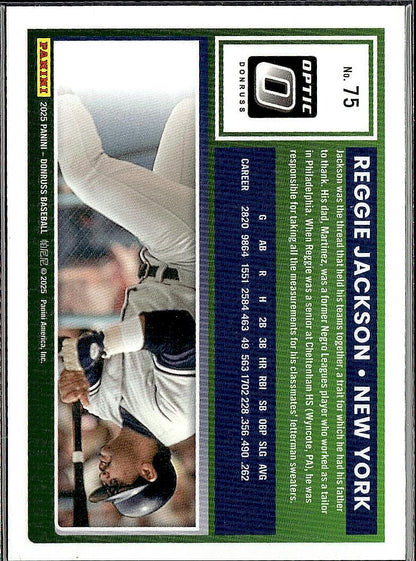 2025 Donruss #75 Reggie Jackson Optic
