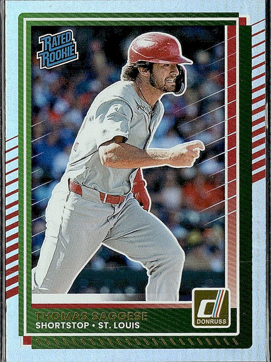 2025 Donruss #30 Thomas Saggese Holo