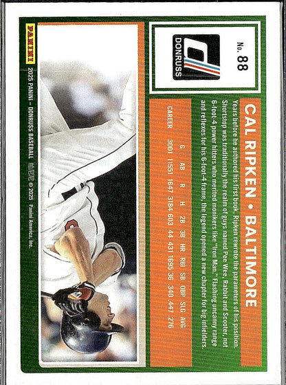 2025 Donruss #88 Cal Ripken Red and Blue