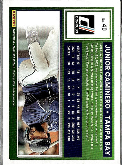 2025 Donruss #40 Junior Caminero Liberty