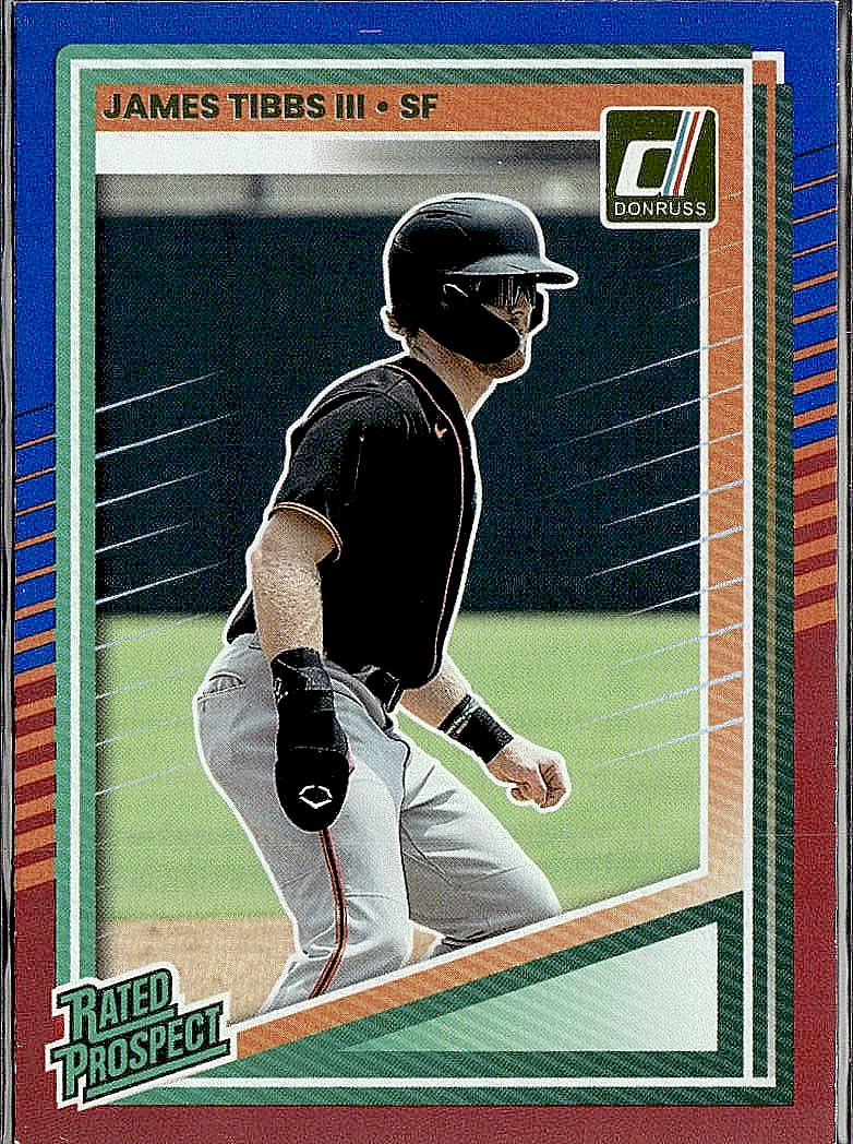 2025 Donruss #187 James Tibbs III Red and Blue