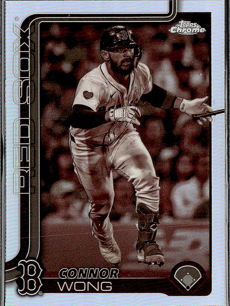 2025 Topps Chrome #10 Connor Wong Sepia Refractors