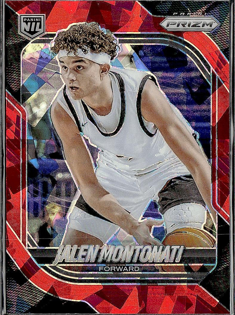 2025-26 Panini Prizm #108 Jalen Montonati Red Ice Prizm