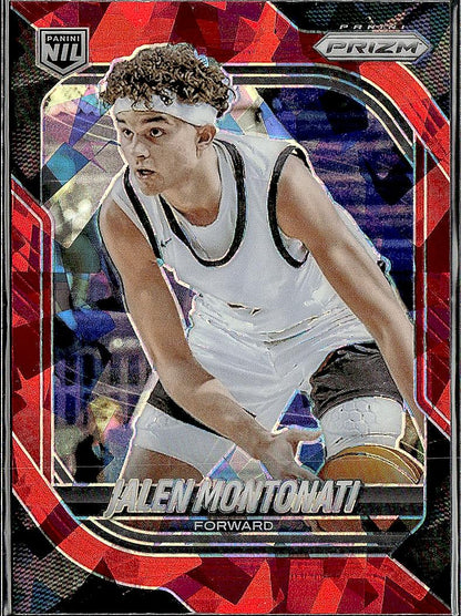 2025-26 Panini Prizm #108 Jalen Montonati Red Ice Prizm