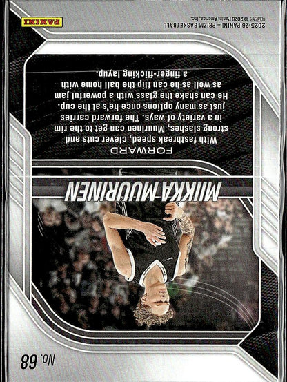 2025-26 Panini Prizm #68 Miikka Muurinen