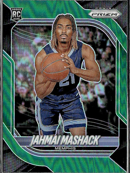 2025-26 Panini Prizm #47 Jahmai Mashack Green Prizm
