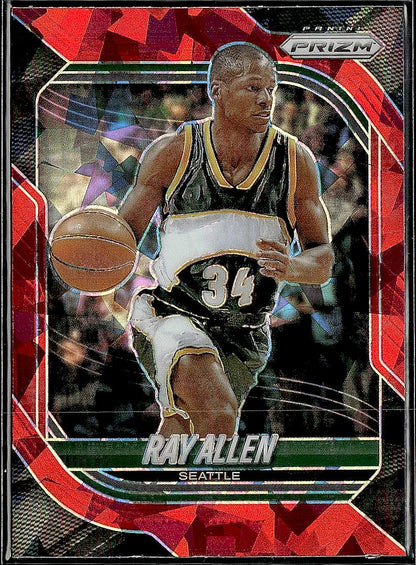 2025-26 Panini Prizm #153 Ray Allen Red Ice Prizm