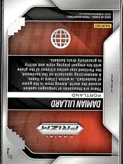 2025 -26 Prizm Damian Lillard Global Reach