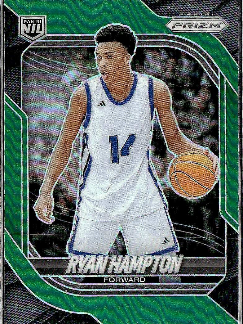 2025-26 Panini Prizm #119 Ryan Hampton Green Prizm