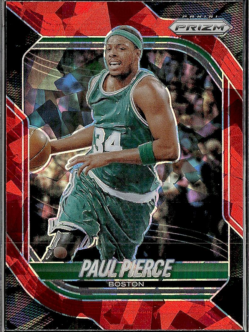2025-26 Panini Prizm #93 Paul Pierce Red Ice Prizm