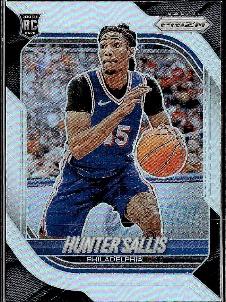 2025-26 Panini Prizm #59 Hunter Sallis Silver Prizm