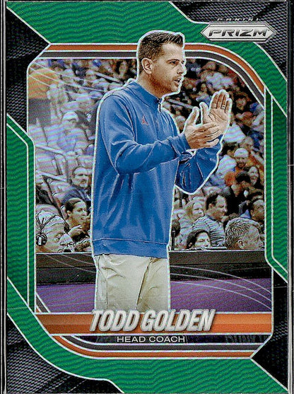 2025-26 Panini Prizm #130 Todd Golden Green Prizm