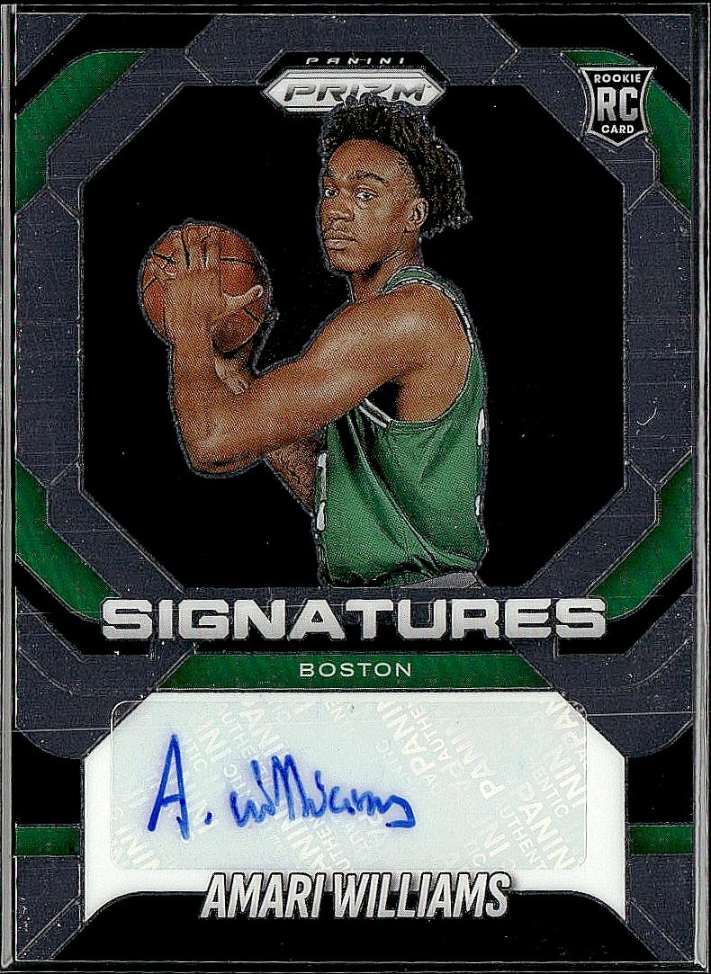 2025-26 Panini Prizm #SIG-AWA Amari Williams Signatures
