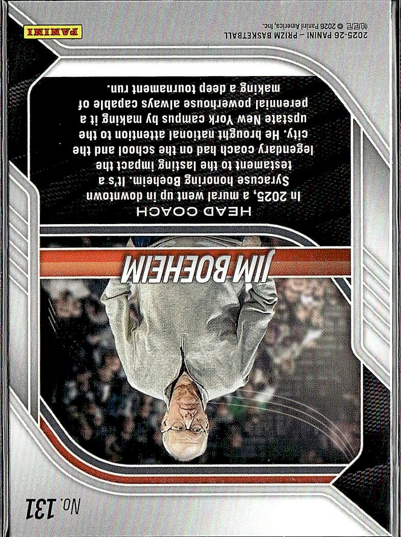 2025-26 Panini Prizm #131 Jim Boeheim