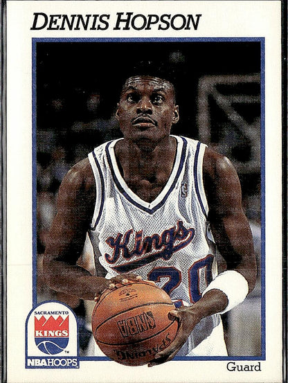 1991-92 Hoops #426 Dennis Hopson