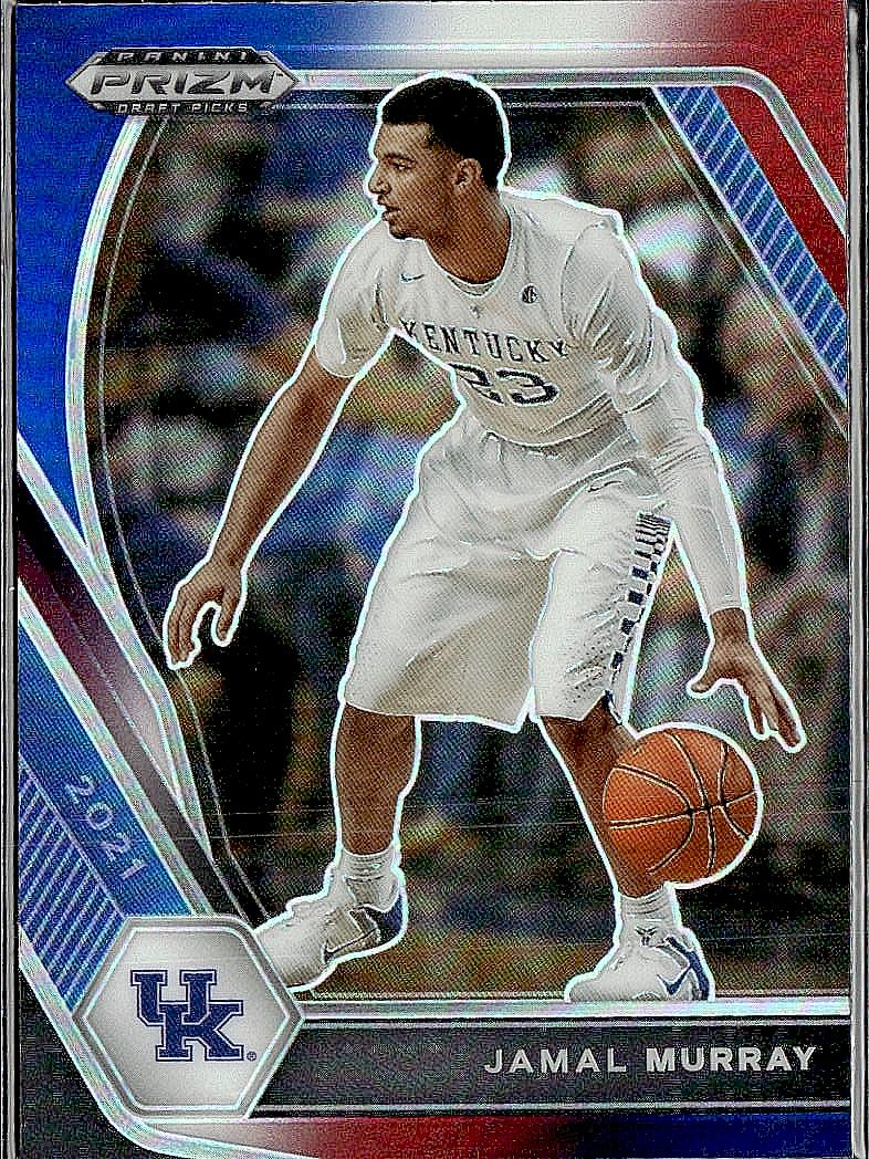 2021 Panini Prizm Draft Picks #77 Jamal Murray Red White Blue