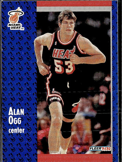 1991-92 Fleer #308 Alan Ogg