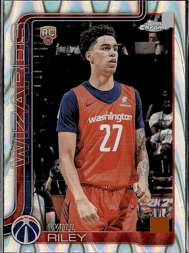 2025-26 Topps Chrome #271 Will Riley RayWave Refractor