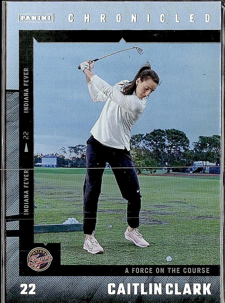 2025 Panini Caitlin Clark Chronicled #54 Caitlin Clark Holo