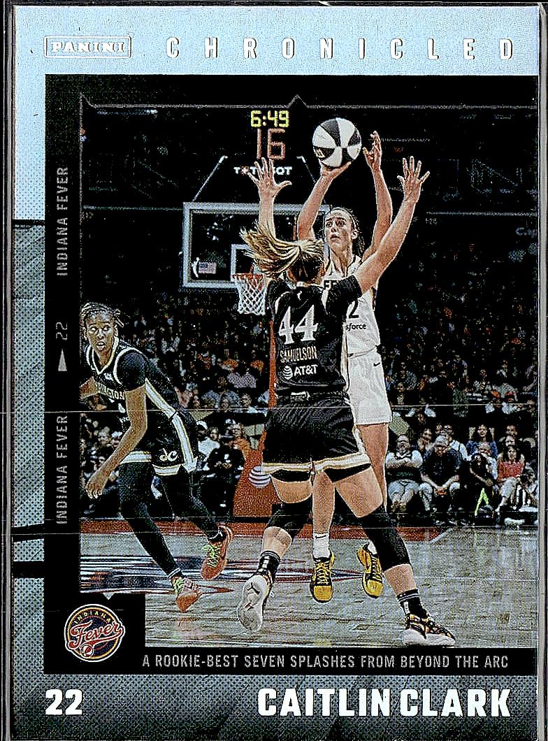 2025 Panini Caitlin Clark Chronicled #4 Caitlin Clark Holo