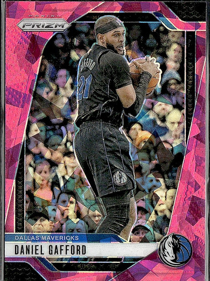 2024-25 Panini Prizm #124 Daniel Gafford Prizms Pink Ice
