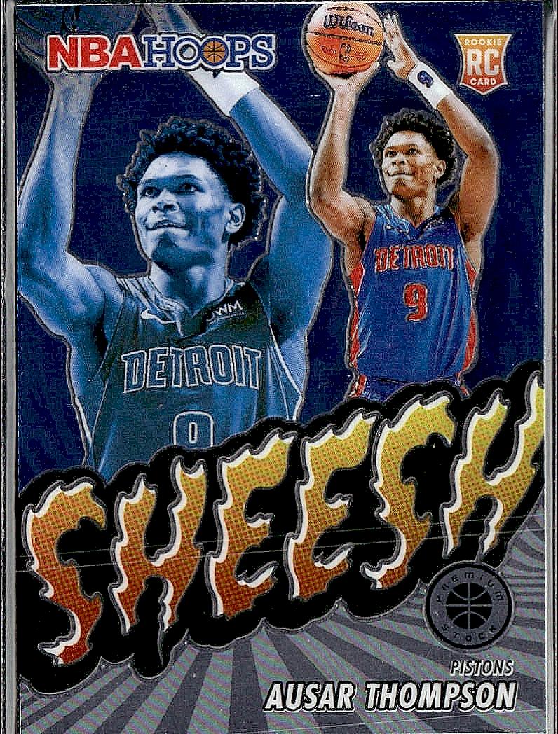 2023-24 Hoops Premium Stock #24 Ausar Thompson Sheesh Silver Prizm