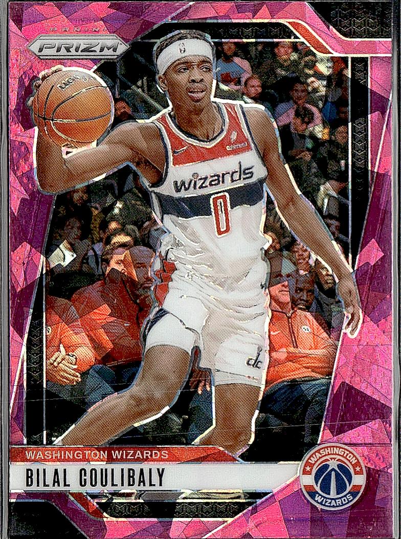 2024-25 Panini Prizm #36 Bilal Coulibaly Prizms Pink Ice