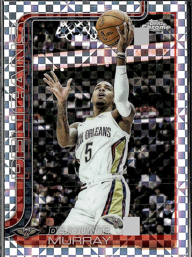 2025-26 Topps Chrome #186 Dejounte Murray X-Fractor