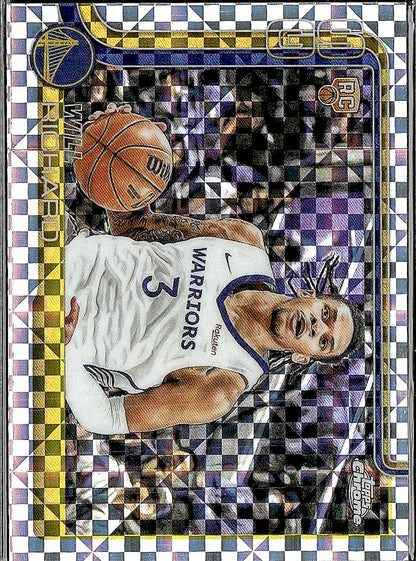 2025-26 Topps Chrome #287 Will Richard X-Fractor