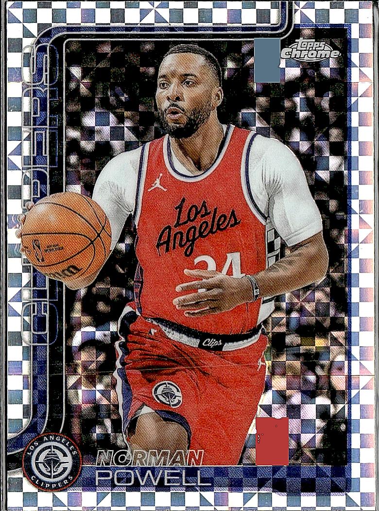 2025-26 Topps Chrome #22 Norman Powell X-Fractor