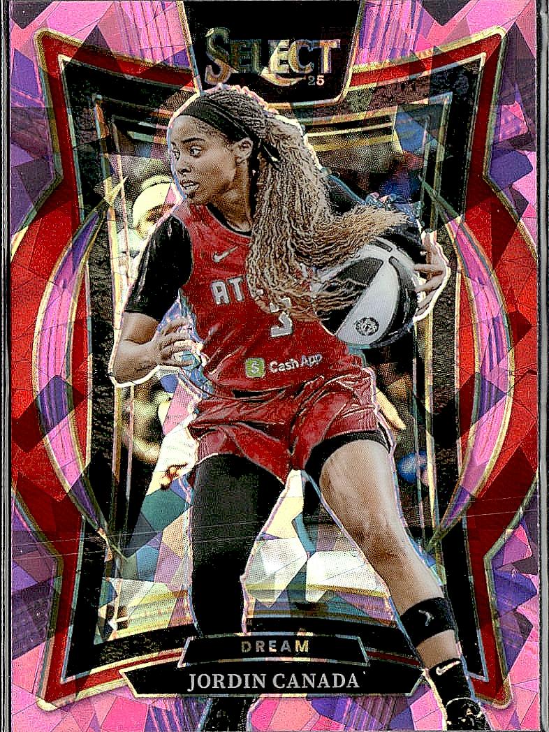 2025 Panini Select WNBA #62 Jordin Canada Pink Ice Prizms