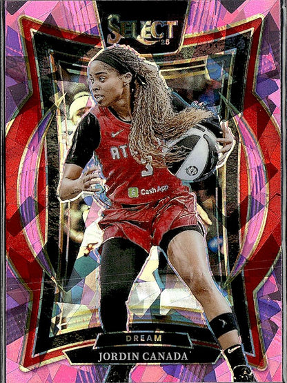 2025 Panini Select WNBA #62 Jordin Canada Pink Ice Prizms