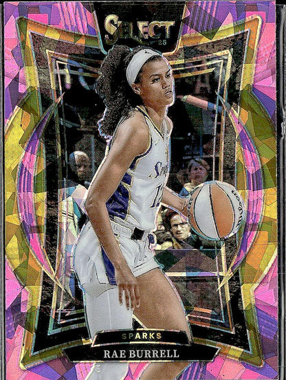 2025 Panini Select WNBA #46 Rae Burrell Pink Ice Prizms
