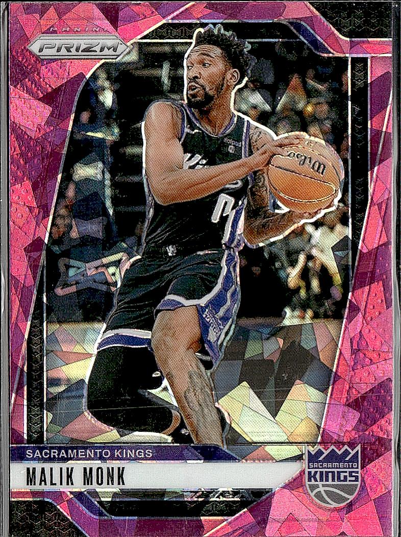 2024-25 Panini Prizm #93 Malik Monk Prizms Pink Ice