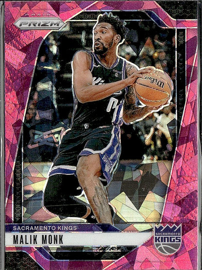 2024-25 Panini Prizm #93 Malik Monk Prizms Pink Ice