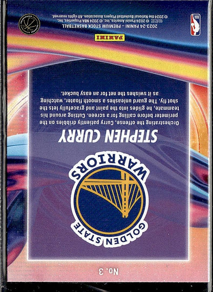 2023-24 Hoops Premium Stock #3 Stephen Curry Anti Gravity
