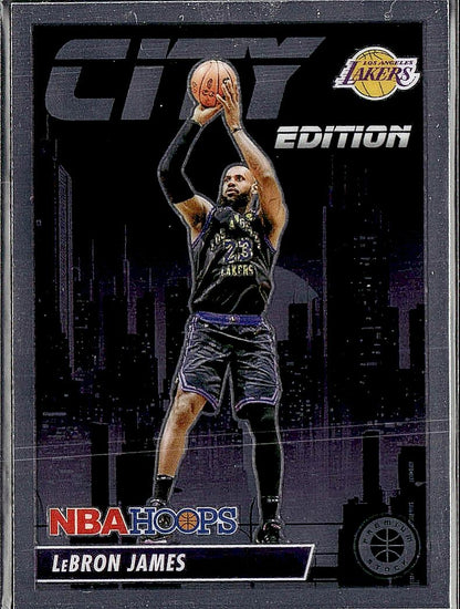 2023-24 Hoops Premium Stock #15 Lebron James City Edition
