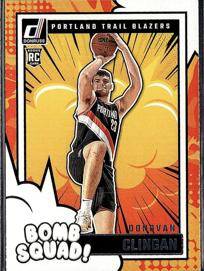 2024-25 Donruss #8 Donovan Clingan Bomb Squad