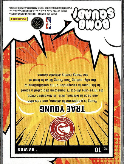 2024-25 Donruss #10 Trae Young Bomb Squad