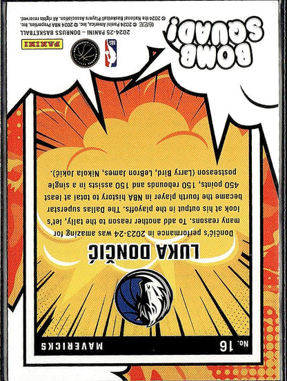 2024-25 Donruss #16 Luka Doncic Bomb Squad