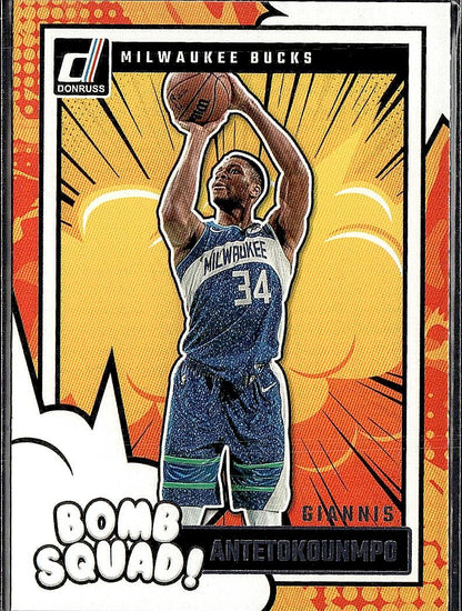 2024-25 Donruss #5 Giannis Antetokounmpo Bomb Squad